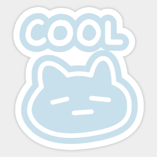 Retsuko Cool Cat White Sticker